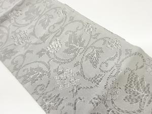 本綴れ葡萄唐草模様織出し名古屋帯